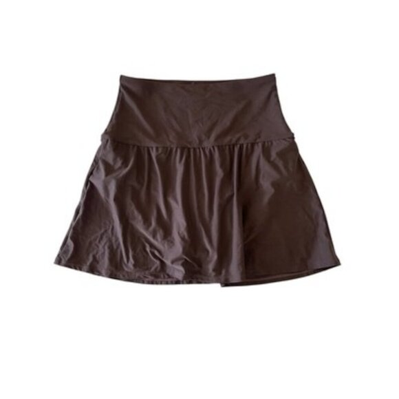 Coco Reef Soar Ultra High Swim Skirt Brown Size S NWT $68 - Picture 2 of 5